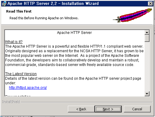Apache HTTP Server 정보